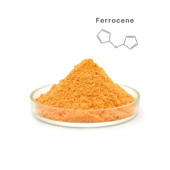 Polvere arancione di ferrocene chimico a prezzo di fabbrica Acquista Ferrocene CAS 102-54-5 99% Ferrocene